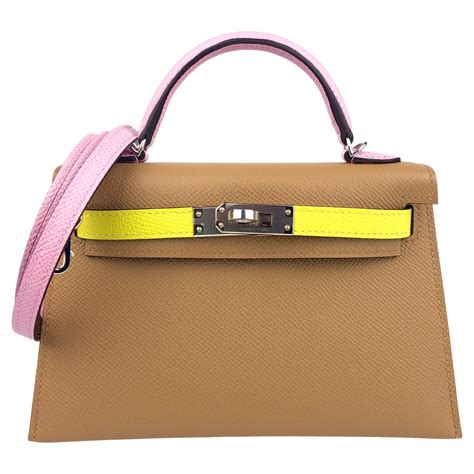 hermes mini kelly tricolor